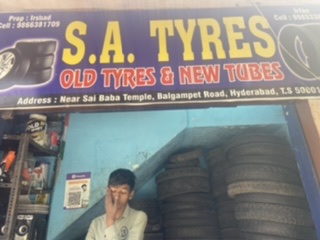 S A Old tyres